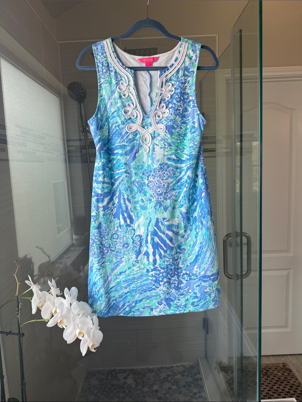 Lilly Pulitzer Harper Shift Blue Haven Hey Soleil Dress